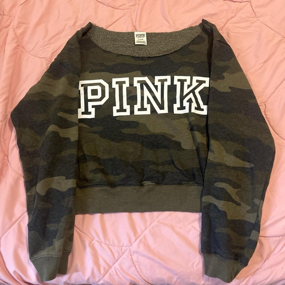Victoria Secret Pink Everyday Lounge Open Neck Crew